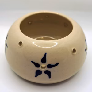 Handmade ceramic tealight holder by Henroo Pottery — Handmade ceramic tealight holder