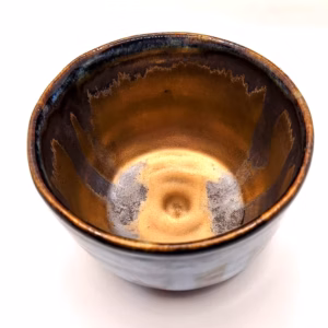 Handmade ceramic bowl by Henroo Pottery — Midnight Cascade Ceramic Bowl