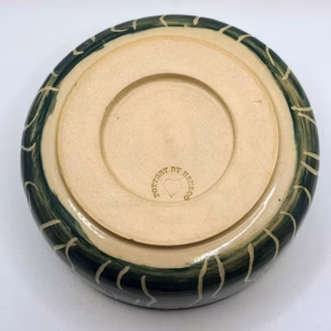 Handmade ceramic bowl by Henroo Pottery — Green ceramic bowl