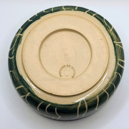 Green ceramic bowl - Image 3